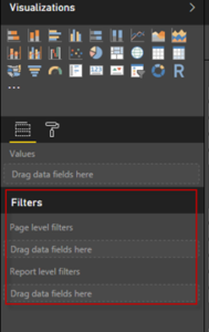 report and page level filters