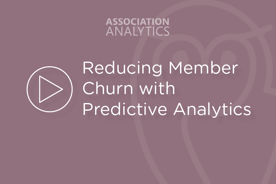 Webinar - Reducing Member Churn with Predictive Analytics